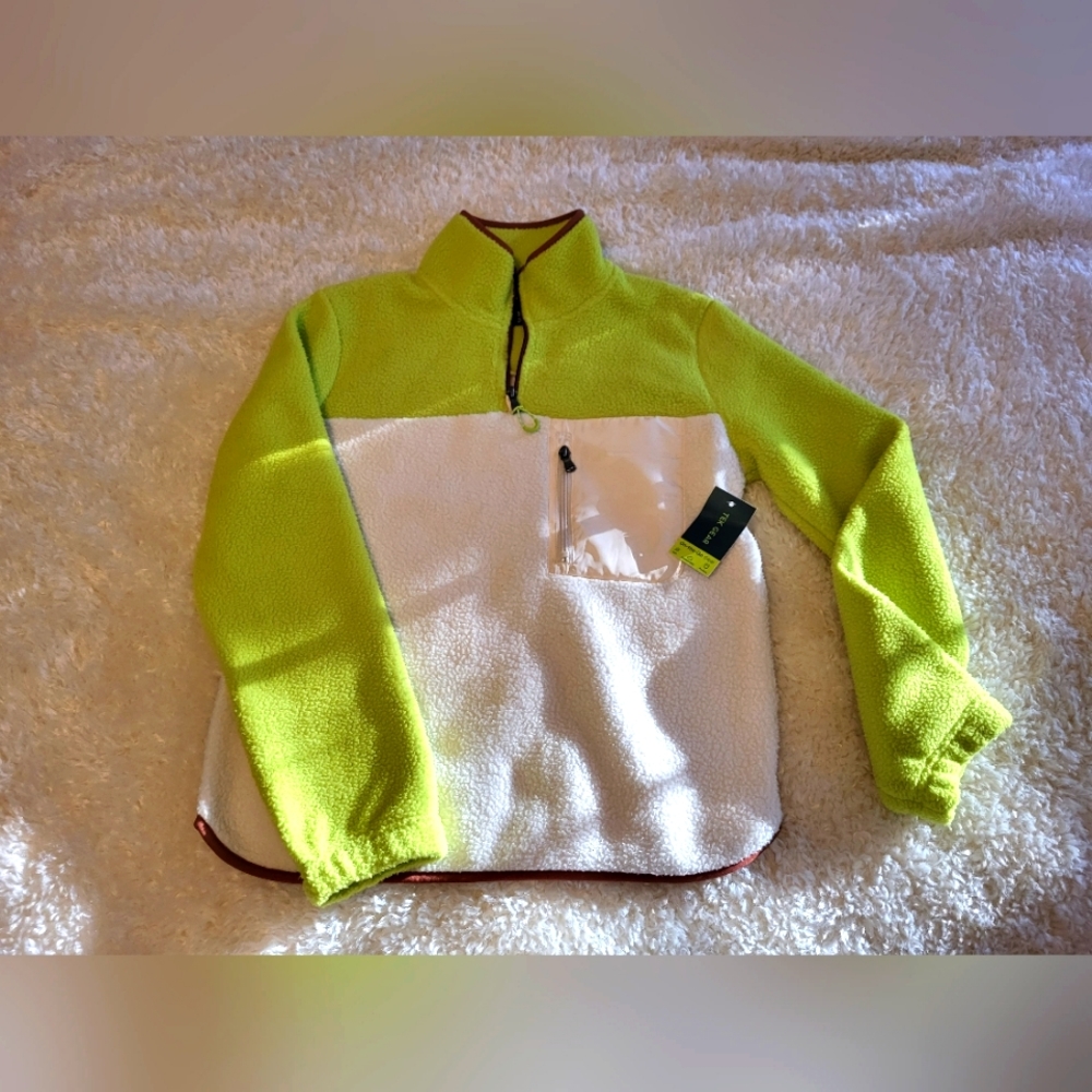 Quarter zip fleece jacket Kohls brand